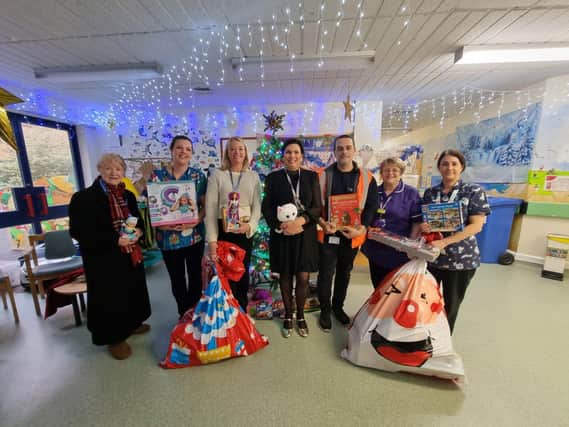 Lightning Fibre donate gifts to EDGH with Rockinghorse Childrens Charity