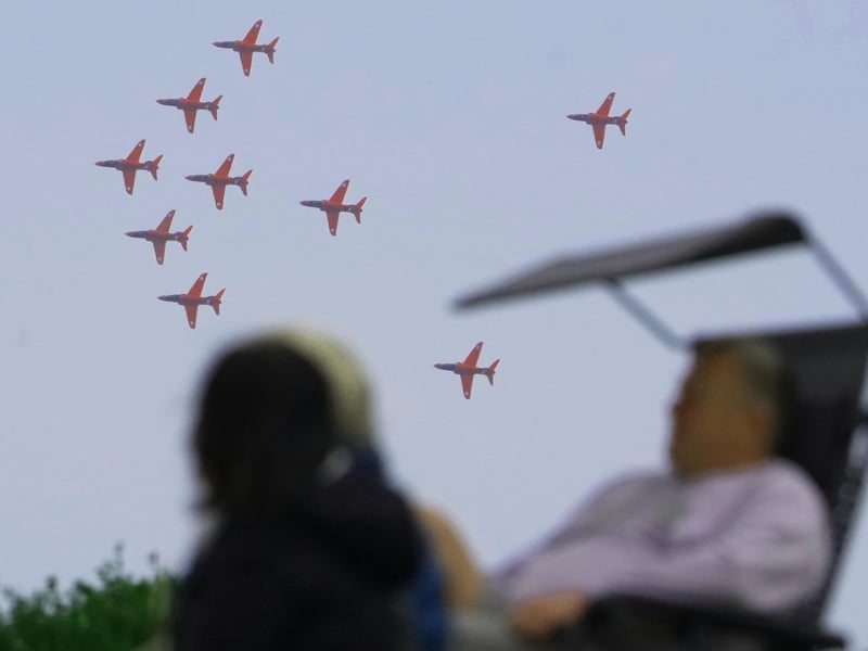 Red Arrows Eastbourne Airshow 2024