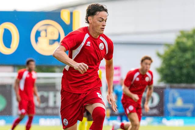 Louie Watson in action against Oxford United | Picture: Kyle Hemsley