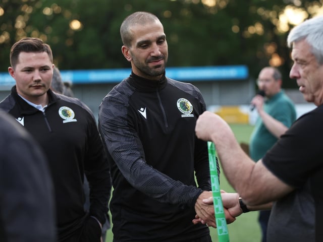 Natalie Mayhew's pictures of Horsham FC's Isthmian League title celebrations