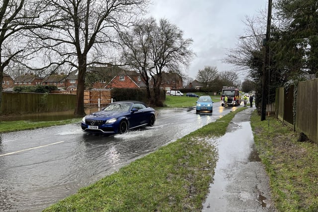 Wannock Lane now open (9.30am, January 16) - it's passable with still some flood water to the side according to a resident.