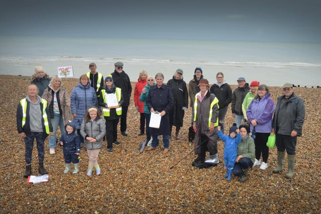 Bexhill's Human Wave on Sunday October 2, which is part of a 'Reclaim our Sea' campaign.