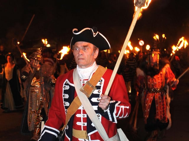 Burgess Hill Bonfire Night in 2009