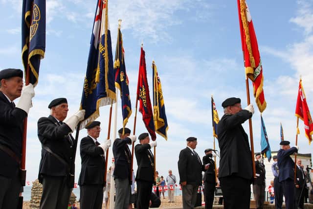 Service on Worthing seafront for Canadian Memorial Day