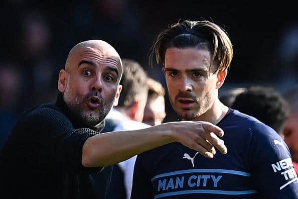 Pep Guardiola and Jack Grealish prepare for the Premier League visit of Brighton at the Etihad Stadium
