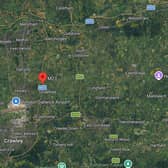 Work to improve M23 Junction 10 gets underway later this month. Picture courtesy of Google