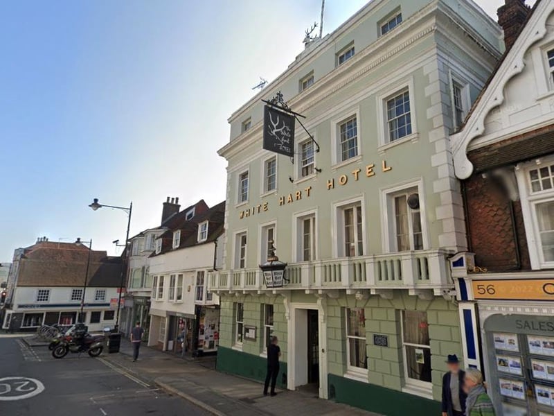 The White Hart Hotel, in High Street, Lewes, is a traditional 18th century inn with incredible views from a rooftop garden.