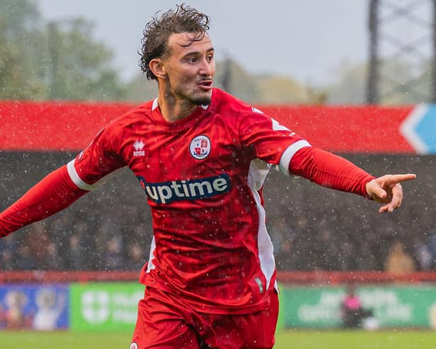 Crawley Town went ahead against Tranmere - but it ended 1-1 | Kyle Hemsley-CTFC