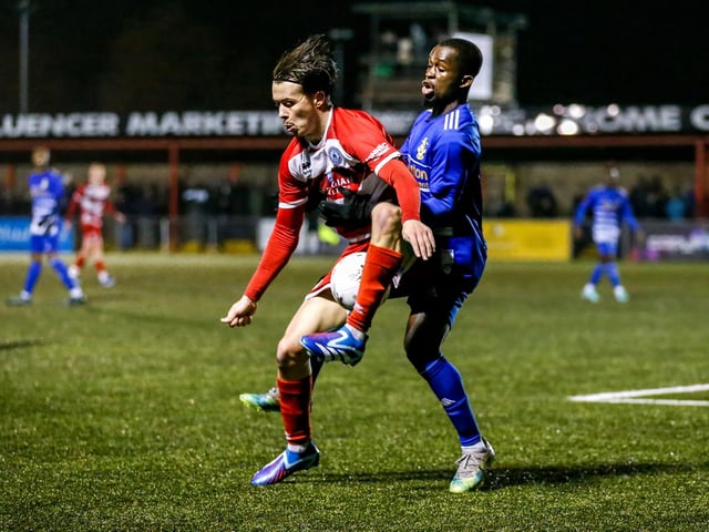 Action from Eastbourne Borough v Aveley