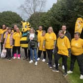 A team of 16 colleagues from Morrisons in Littlehampton and Worthing teamed up for the Arundel Castle Abseil to support for Chestnut Tree House, the Sussex children's hospice