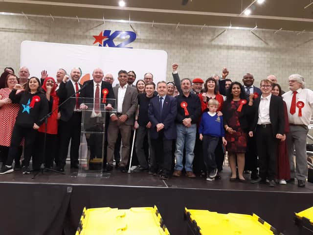 Crawley Labour celebrate election victory. Picture: Local Democracy Reporting Service
