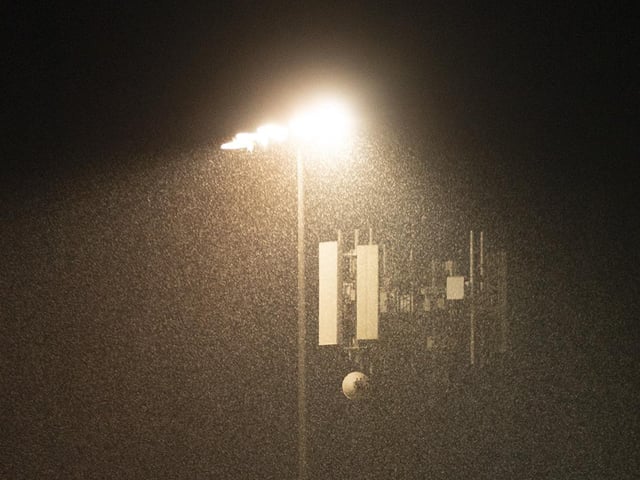 Driving rain at the High St Ground