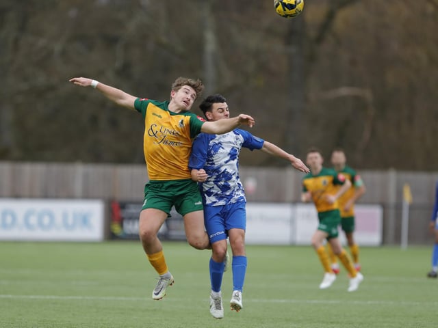 Isthmian Premier action from Horsham's dramatic home win over Wingate & Finchley on Saturday