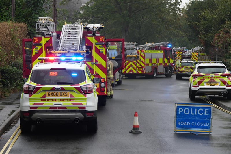 West Sussex Fire & Rescue Service said at 5pm on Wednesday, September 20, that they were at the scene of a fire in Bolnore Road, Haywards Heath