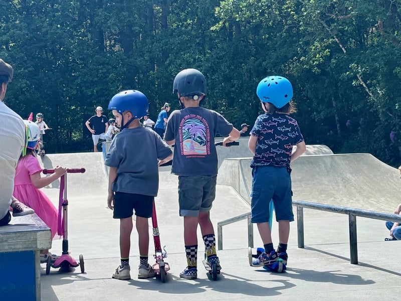 Children of all ages took part.