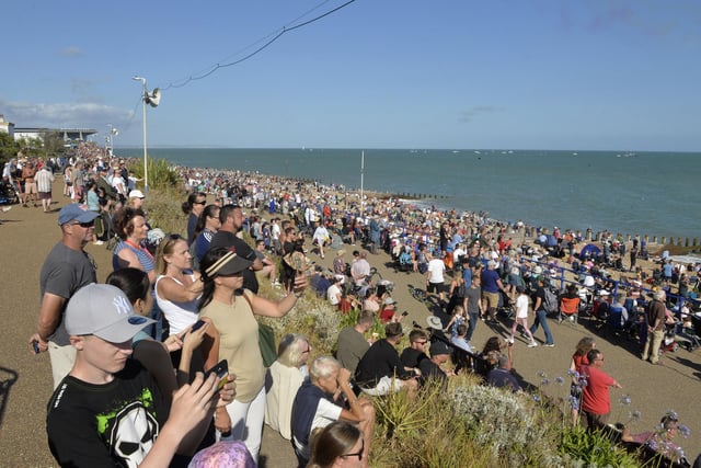 Airbourne is celebrating ‘29 years of airshow excellence’, attracting huge crowds. Eastbourne's International Airshow boasts a two-mile flying display line along Eastbourne seafront.