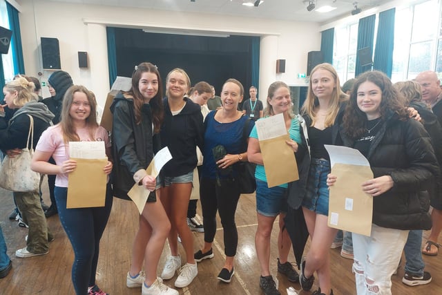GCSE Results: Students celebrations at Bourne Community College