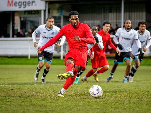 Action from Eastbourne Borough's brilliant 5-2 win away at Dover Athletic in the National League South