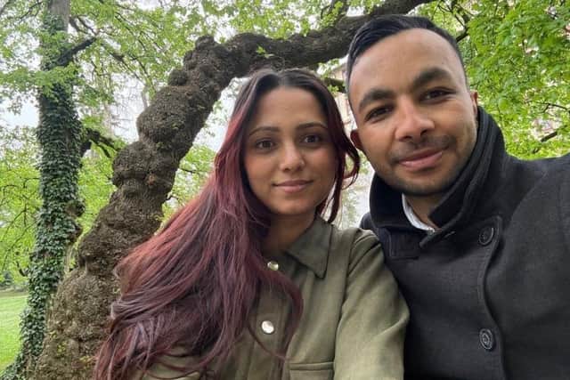 Pramod Poudel, 34, from Uckfield, said his wife was among those who went missing after the floods in Nepal. Photo: Pramod Poudel