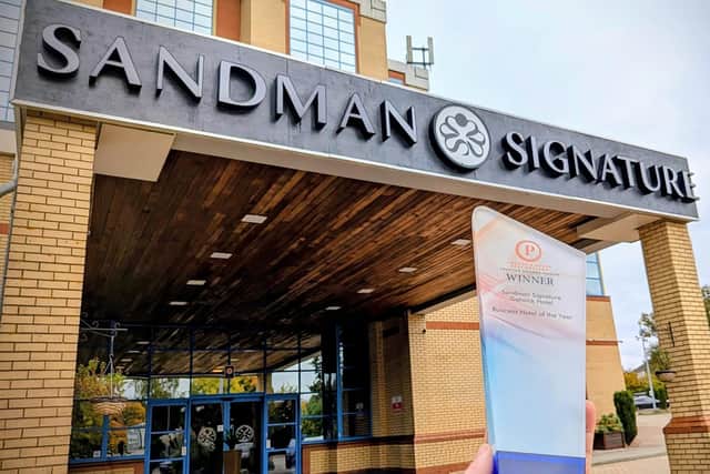 Sandman Signature London Gatwick Hotel has been awarded the title of Business Hotel of the Year in the Prestige Awards for West Sussex. Pictures contributed