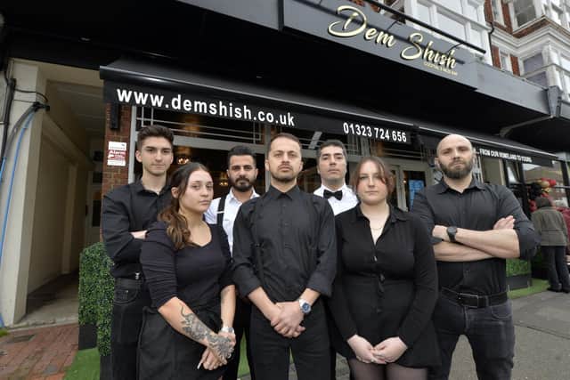 Dem Shish staff in Eastbourne. Picture from Jon Rigby
