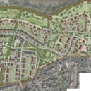 Proposed layout for 265 homes on land north of Glebe Farm and Kings Barn Lane, Kings Barn Lane, Steyning. Image: Vistry Group