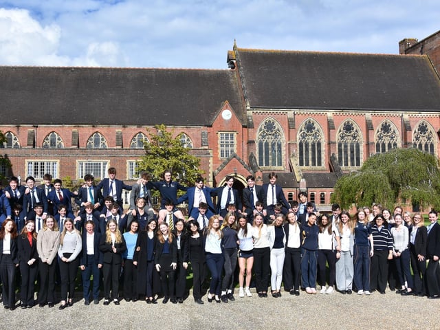 A-level leavers at Ardingly College, 2024