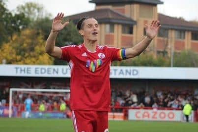 Tom Nichols was missing from Crawley's matchday squad on Saturday. Photo: Cory Pickford