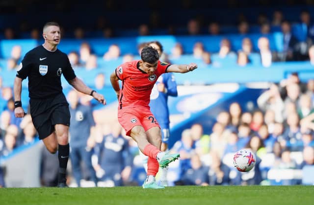 Enciso, who had previously only scored one goal in his professional footballing career, picked up the ball in space outside the Chelsea box with just over 20 minutes left to play and fired a shot that rifled past Kepa Arrizabalaga.
