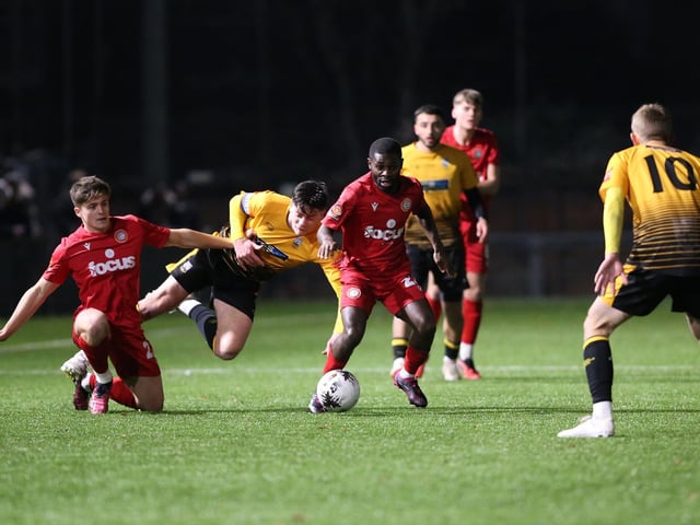 Worthing take on Littlehampton Town in the Sussex Senior Cup