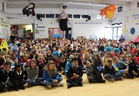Some of the wonderful costumes for World Book Day at Chesswood Junior School