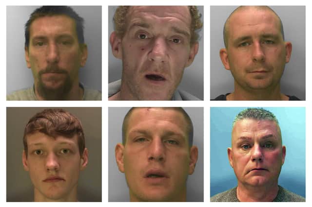 These are some of the most serious, high-profile and prolific offenders who were jailed in the third month of 2023. All information comes directly from Sussex Police