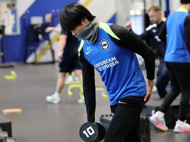The Japan international could be used from the bench this Saturday
