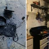 Fire crews were called to a property in Richmond Road, Chichester when the occupants discovered a fire in the kitchen. Photo: West Sussex Fire and Rescue Service