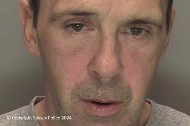 A prolific shoplifter who targeted stores across Crawley and breached multiple behavioural orders has been jailed. Damien O’Hare, 48, of no fixed address, was charged with 26 counts of shoplifting, 22 counts of breaching a Criminal Behaviour Order and one count of using insulting/threatening language. The offences were all committed between March and June 2024, predominantly targeted at a Co-op in Dorsten Square, Bewbush, as well as a number of other stores. O’Hare would brazenly enter the store, take goods from shelves and leave without paying in full view of staff. On some occasions he was challenged, and threatened to violently assault a female member of staff. He targeted some stores multiple times on the same day, and each theft from the Co-op was in breach of an existing Criminal Behaviour Order banning him from entering any Co-op store in Sussex. O’Hare pleaded guilty to all charges at Crawley Magistrates’ Court on June 10. He was sentenced to three years and three months in prison at Lewes Crown Court on August 14.