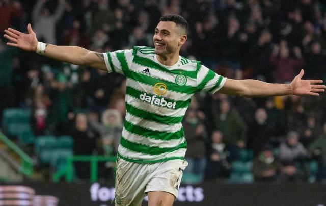 On-form and with Celtic needing goals, the Greek striker is almost certain to lead the line.