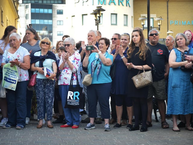 Hastings' Proclamation: The Mayor of Hastings, Cllr James Bacon, read the local Proclamation of the new King at 3pm on Sunday 11 September in Queens Square.