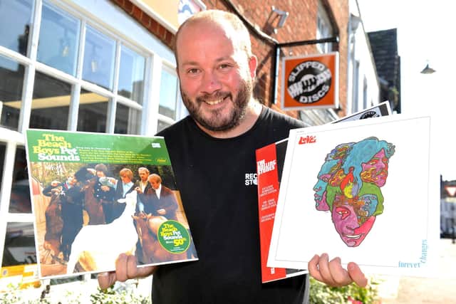 James Anderson, owner of Slipped Discs in Steyning and Shoreham. Photo: SR Staff / Sussex World / SR2409182