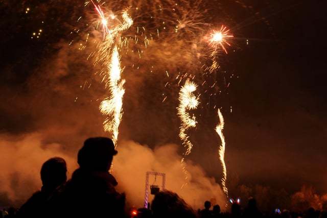 Explosions of colour lit up the sky as thousands of spectators watched on at the Selsey Fireworks in October 2011. The funfair was huge and a charity marquee hosted many local organisations.