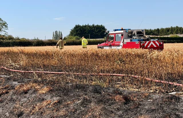 Firefighters from West Sussex Fire & Rescue Service have tackled a ‘fire in an open field’ in Nutbourne