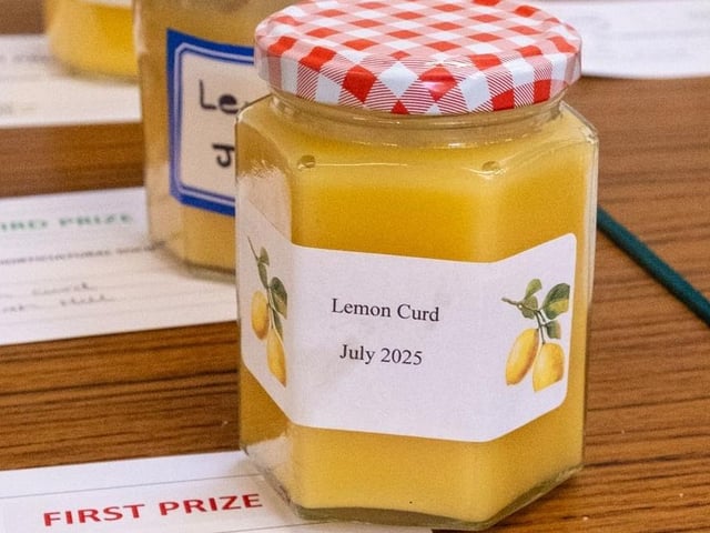 Valerie Sharp's prize-winning lemon curd