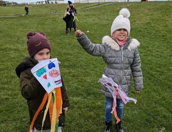 Parents for Peace Worthing's kite flying solidarity event for children in Gaza