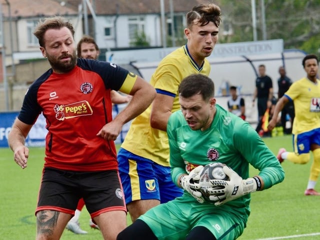 Lancing FC v Harefield United, FA Cup preliminary round