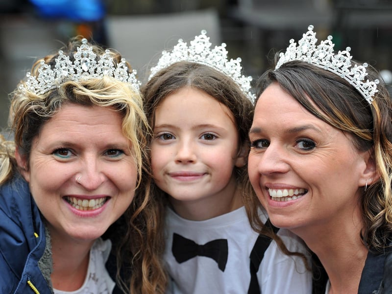 Coronation celebrations in the Market Square at Midhurst. Pic S Robards SR2305061