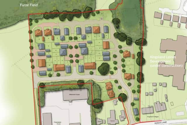 Plans to build 36 homes in Sayers Common have been recommended to Mid Sussex District Council for approval.