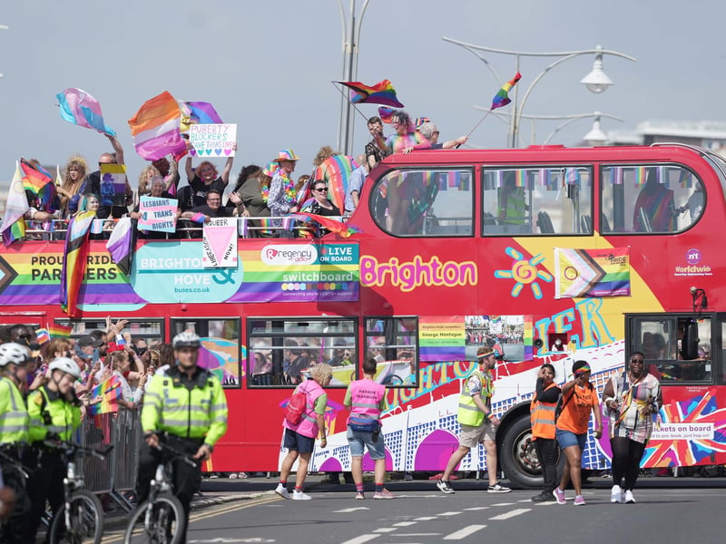 Brighton Pride 2024 takes place on Saturday and Sunday, August 3-4