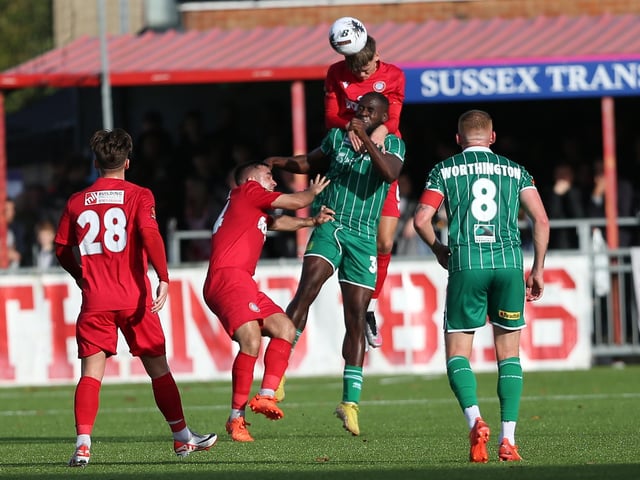Worthing v Yeovil Town at Woodside Road