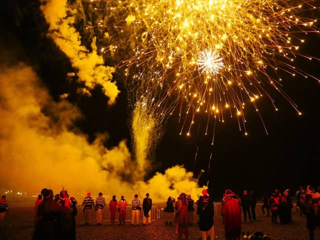 Hastings Bonfire 2025. Photo by Andrew Clifton.