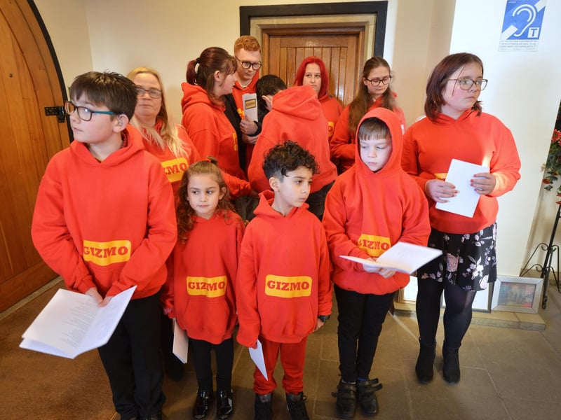 The funeral of Pat Fisher at Hastings Crematorium on February 1 2024.