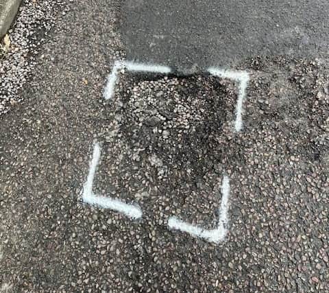 Potholes on The Fairway in Midhurst